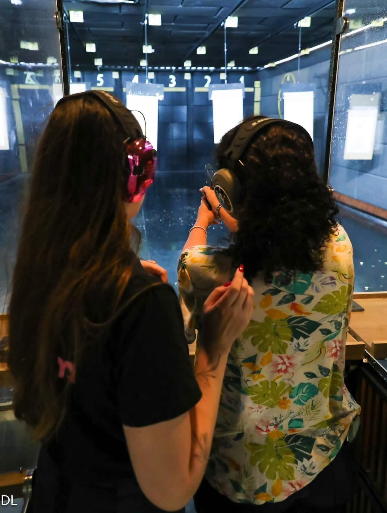 מדריכת הירי אורטל שמרון