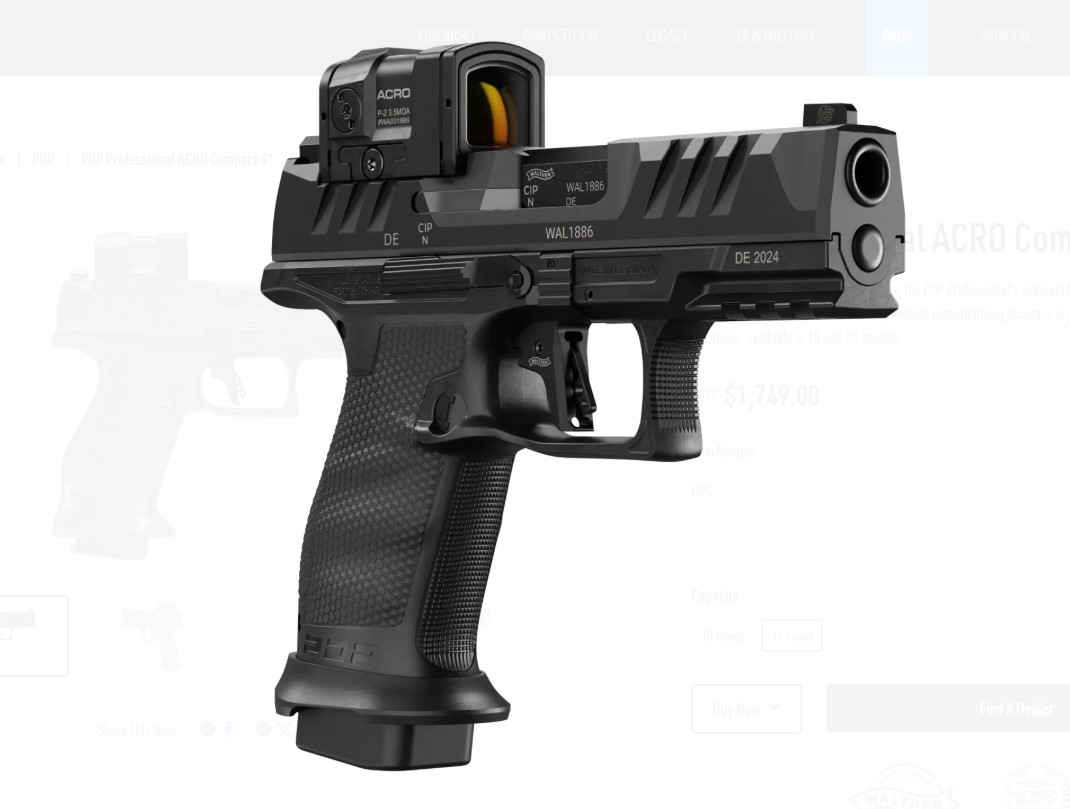 וולטר PDP Professional ACRO Compact
