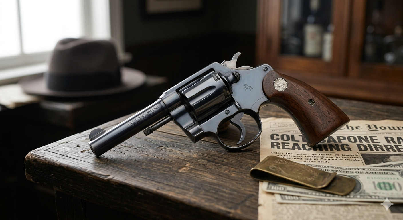 האקדח של אל קפונה Colt .38 Police Positive